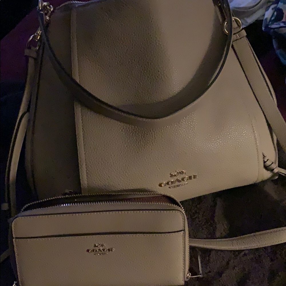 Coach bag and wallet